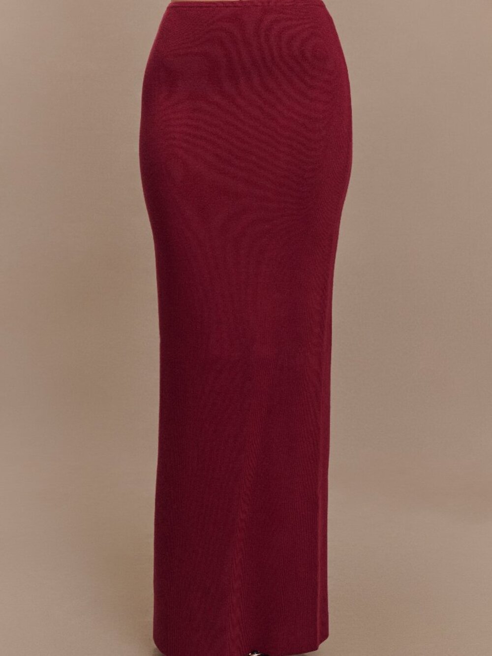 Meshki Kyle Knit Maxi Skirt, Size XXS, Cherry Red